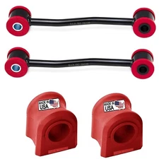 4PC Front Sway Bar Link + Bushings Kit 2002-2007 Jeep Liberty K7391 K200161