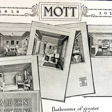 Vintage Ad 1921 Ephemera The L. Mitt Iron Works Plumbing