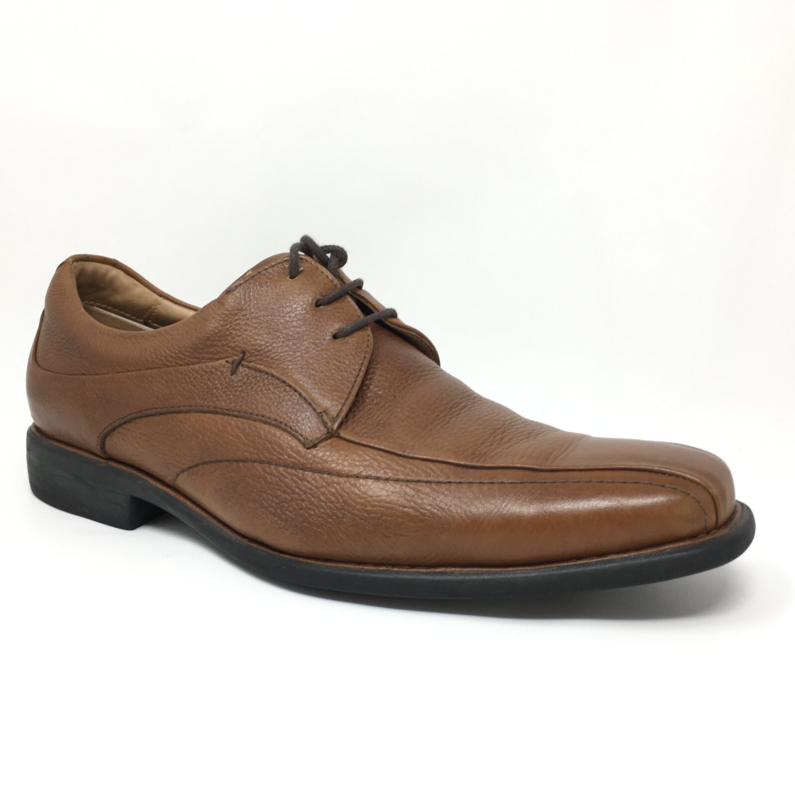 SAOLA Scarpe eleganti derby Johnston & Murphy Tilden Oxford da uomo taglia 11 5 in pelle marrone