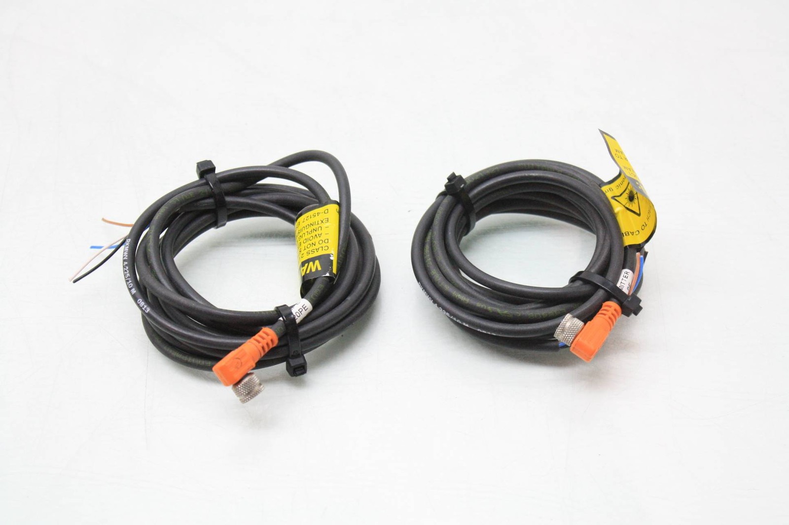 2 Lumberg Automation RKMWV4225/10M Cables 4 Pole Connectors Single