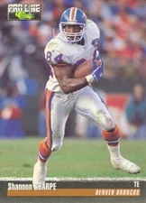 Shannon Sharpe 1995 Classic Pro Line #150  Broncos football card