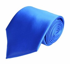 BERLIONI ITALY FANCY MATCHING NECKTIE SET SOLID DESIGNER ROYAL