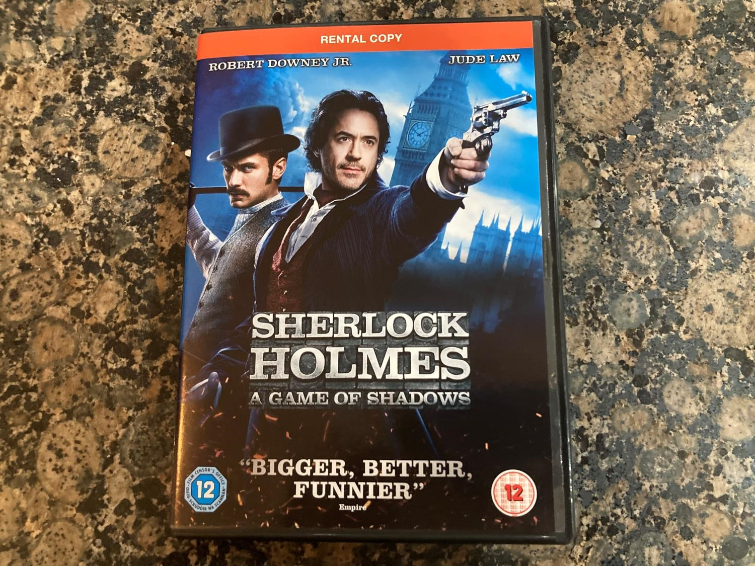 Sherlock Holmes - A Game Of Shadows DVD FREE SHIPPING
