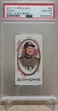 2017 Topps Allen & Ginter Mini A&G Back ICHIRO PSA 10 POP 1