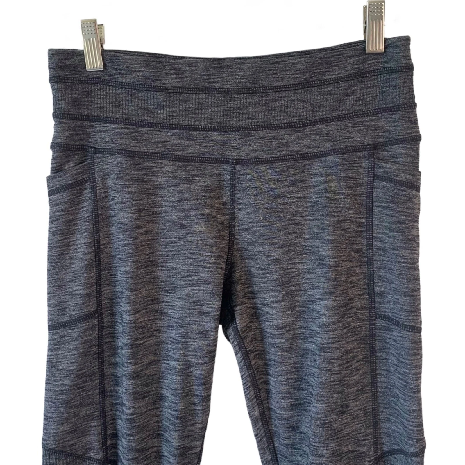 athleta space dye pull-on drawstring waist excursion leggings