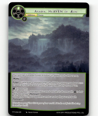 Force of Will Aradia, HeAVEN of Æon - Thoth of the Trinity