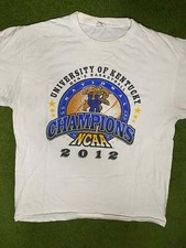 2012 Kentucky Wildcats - National Champions - Vintage College T-Shirt Large 