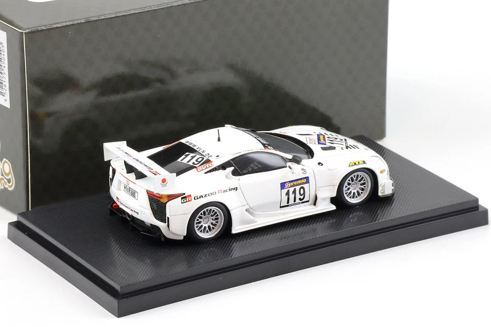 1:43 Ebbro Lexus LFA Nürburgring VLN 4-Hour Race 2011 #119 GAZOO Oshima - Immagine 2 di 3