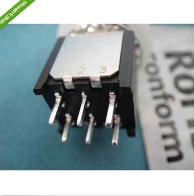 3p 6-pin DPDT Guitar Effects PedalStomp Foot Metal Switch LOCKING 12MM L6P,teng