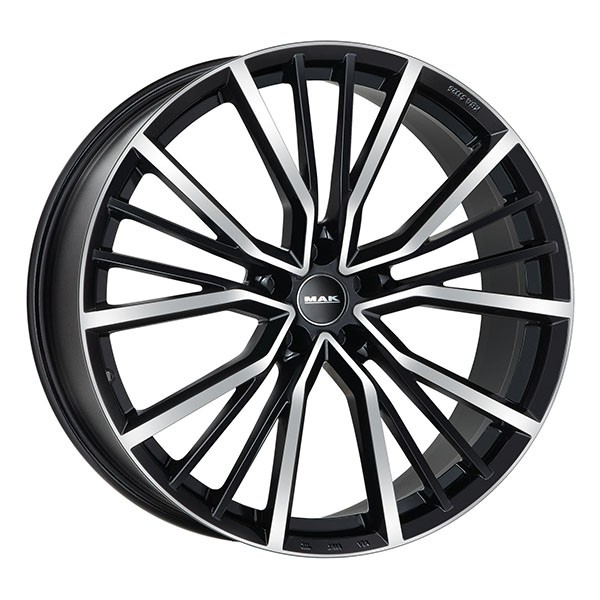 ALLOY WHEEL MAK UNION FOR MINI CLUBMAN COOPER D 7.5X17 5X112 BLACK MIRROR K K2O