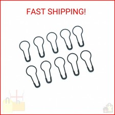 1000Pcs Metal Black Safety Pins/Gourd Pin/Bulb Pin for Clothing Crafting and DIY