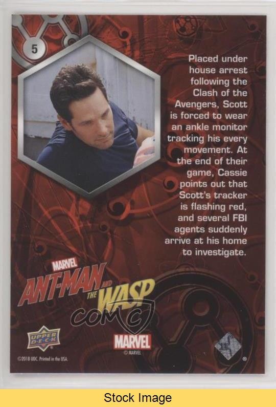 2018 Upper Deck Marvel Ant-Man & The Wasp Honeycomb Ankle Monitor #5 ...