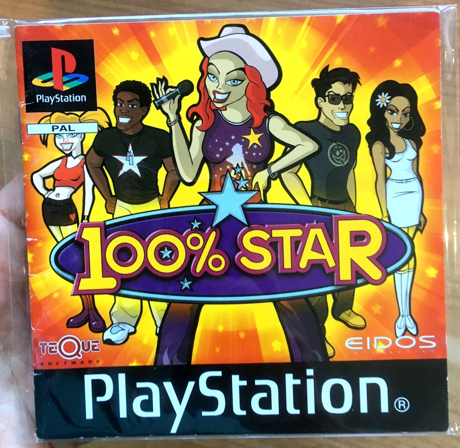 100% STAR Black Label - NOTICE SEULE 100% ORIGINALE SONY PS1 PAL FRA - Booklet