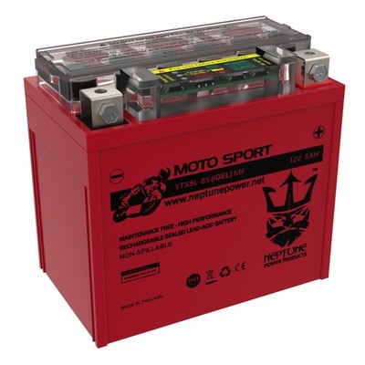 Neptune YTX5L-BS GEL Battery for '03-14 Polaris 90CC Outlaw