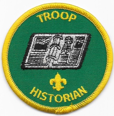 Troop Historian 1977-1989 THB-1-7-3 Waffle Back Boy Scouts of America BSA