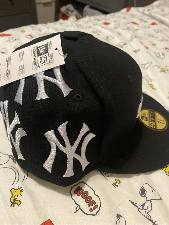 New Era Supreme MLB Teams Box Logo Black Size 7 3/8 - Image 3 of 4