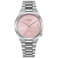 Citizen TSUYOSA NJ0200-50Z Automatic Pastel Pink Dial 37mm Unisex Watch Japan