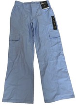 Art Class Girls Relaxed Summer Cargo Pants Blue Cotton Blend Casual Sz 8 M New