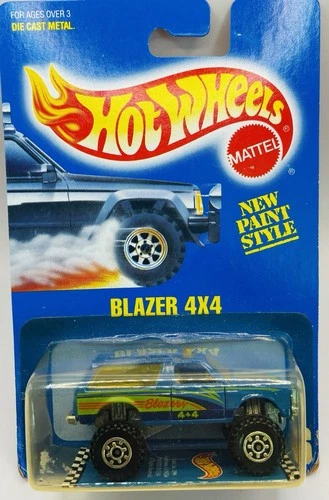 Vintage Hot Wheels Blue Card #6 BLAZER 4X4,  NEW/MOC
