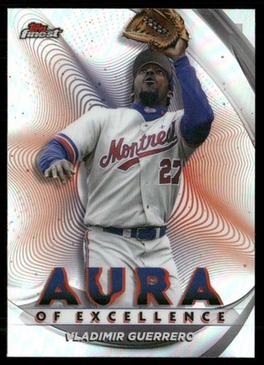 Vladimir Guerrero 2022 Finest Aura of Excellence Montreal Expos #AE-VG