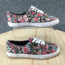 Mossimo Supply Co Zapatillas bajas florales para mujer 6 multicolor con cordones de lona