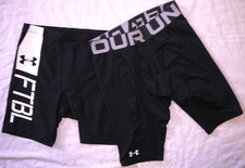Zestaw 2 męskich spodenek bazowych EUC UNDER ARMOUR trening piłkarski dopasowany rozmiar L/XL