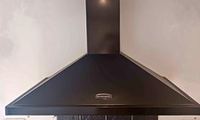 RANGEMASTER COOKER HOOD CHIMNEY EXTRACTOR  110cm FOR 110cm, BLACK. POSTED.