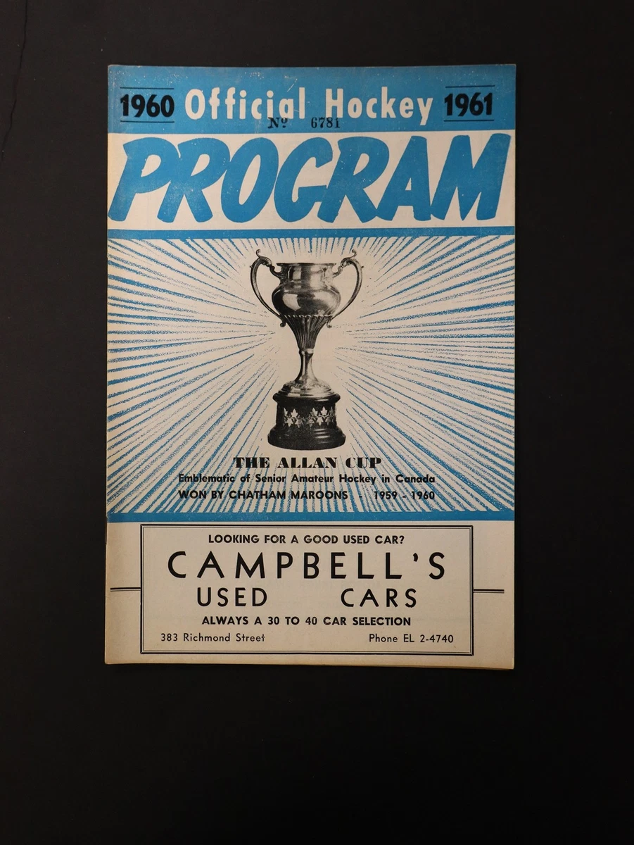 Hockey 1960 Vintage Sports Memorabilia for sale | eBay