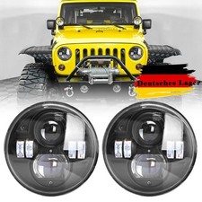 E9 Paar 7 Zoll LED Scheinwerfer Fernlicht Abblendlicht Für Jeep Wrangler Ⅲ JK