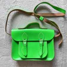 CAMBRIDGE SATCHEL COMPANY Borsa a tracolla in pelle autentica dal Giappone