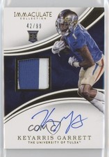 2016 Immaculate Collegiate Signature 42/99 Keyarris Garrett #134 Patch Auto 03rx