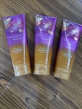 Brand New Set Of 3 Bath and Body Works retired scent  Twilight Woods Sugar Scrub