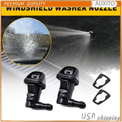 #ad 2Pcs Front Windshield Hood Washer Nozzle Jet Spray For Honda Odyssey 2011 $13.99