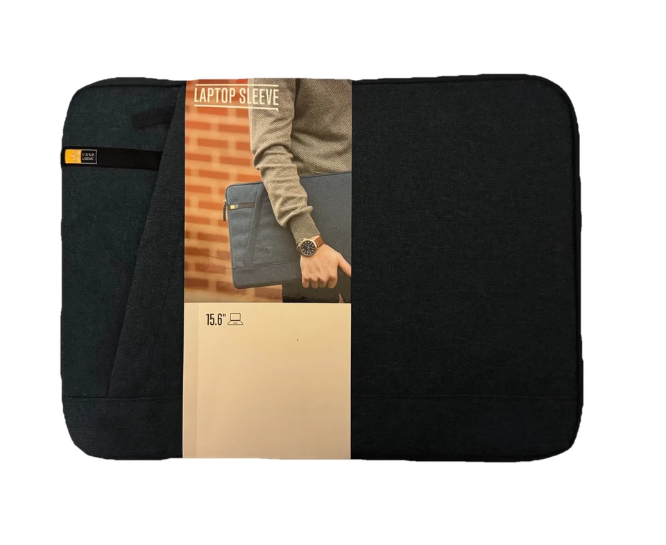 CASE LOGIC 15.6" Laptop Sleeve WUXS115 Huxton Blue • NEW - Image 4 of 4