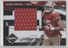 2009 Donruss Limited Rookie Jumbo Jerseys /50 Michael Crabtree #18 13jg