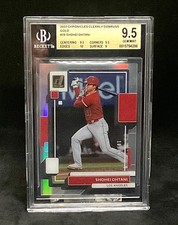 2022 PANINI CHRONICLES CLEARLY DONRUSS #10/10 GOLD #29 SHOHEI OHTANI BGS 9.5