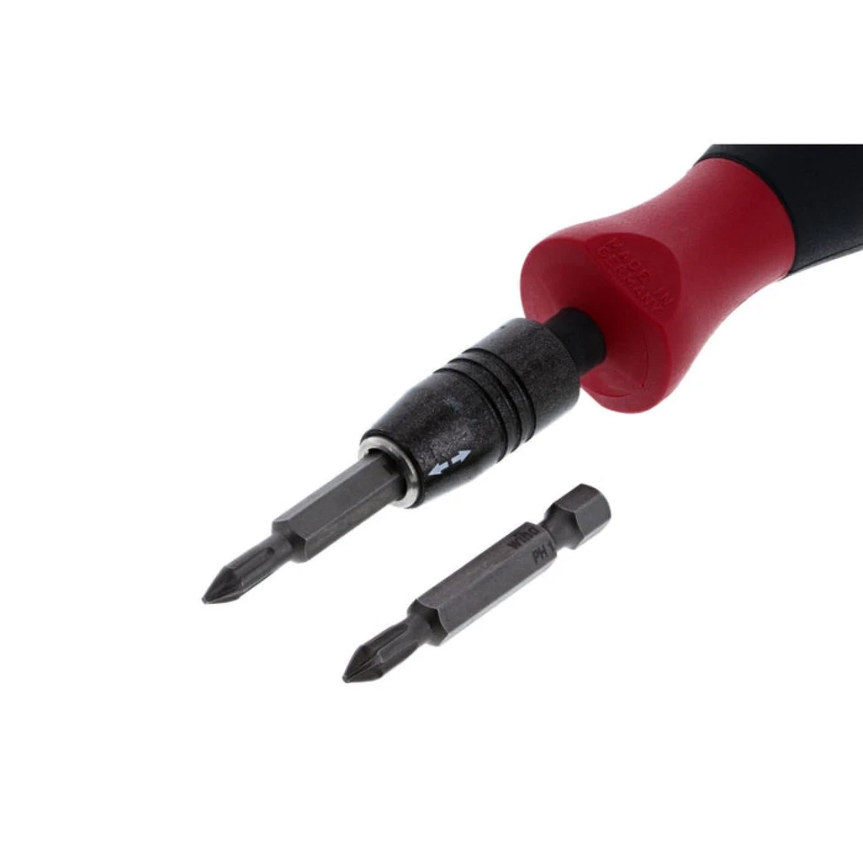 Wiha Tools 76000 SoftFinish CentroFix Quick Release 1/4 Inch Power Blade Handle - Image 2 of 4