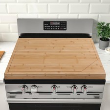 30x22 Stove Top Cover Wooden Noodle Board wit...