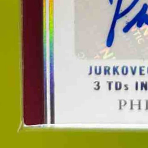 2022 National Treasures Phil Jurkovec Treasured Moments Gold /10 #TM-JUR Auto view 4