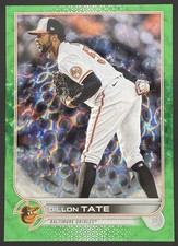 2022 Topps Update Green Foil /499 DILLON TATE #US25 Baltimore Orioles