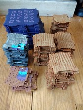 Lot of 130 Pieces Fortnite Building Materials Brick Metal Wood Diorama