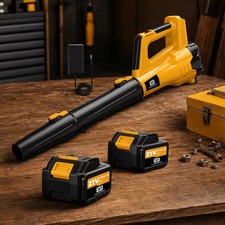 High-power Cordless Leaf Blower With 12high-capacity Battery 580 Cfm 160 Mph High-power Cordless Leaf Blower With 12high-capacity Battery 580 Cfm 160 Mph
