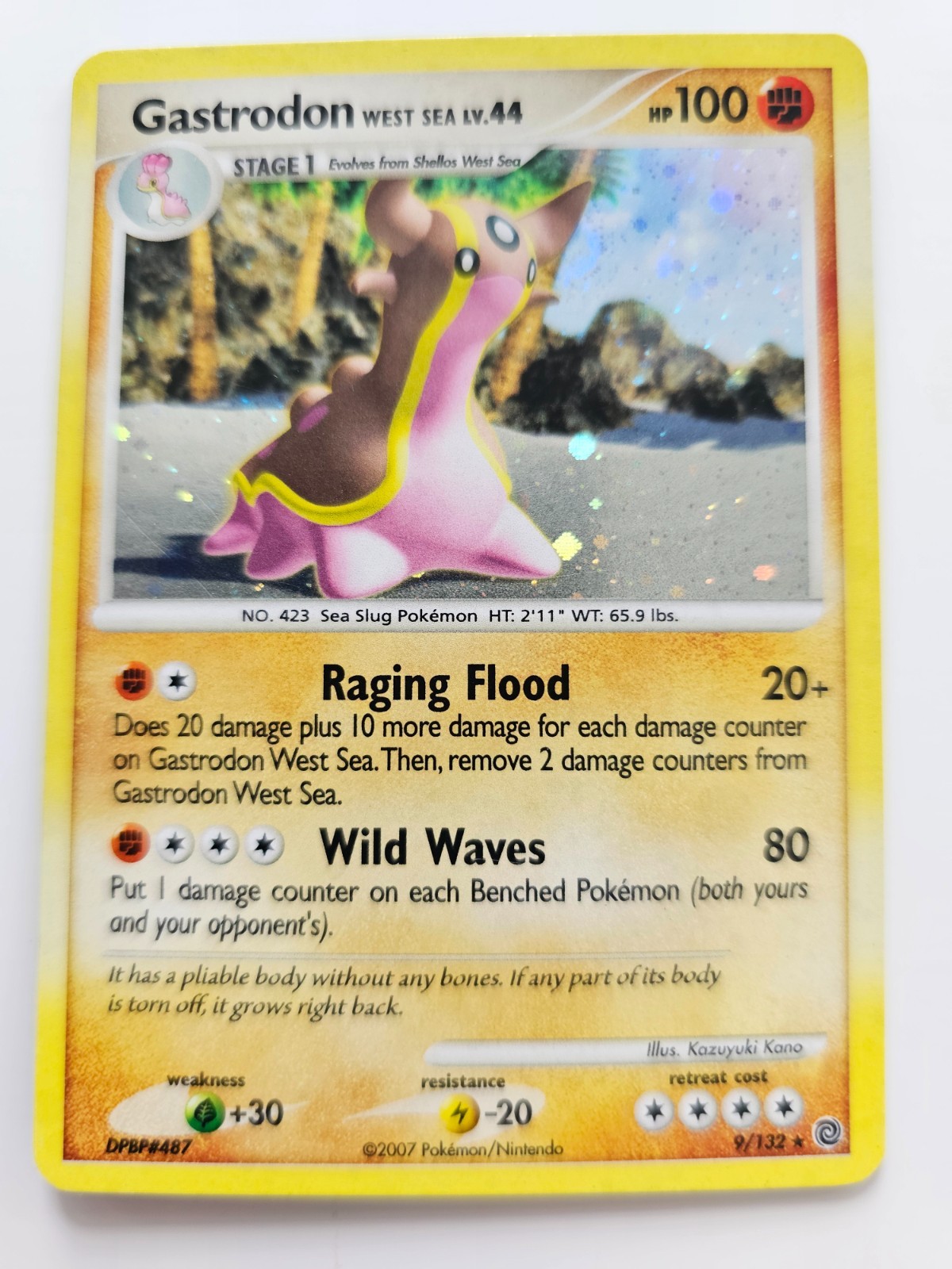 Pokemon Gastrodon West Sea Holo Diamond & Pearl Secret Wonders 9/132 NM