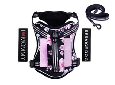 Tactical Dog Harness,Working Dog MOLLE Vest with Handle for Medium Dogs No Pu...