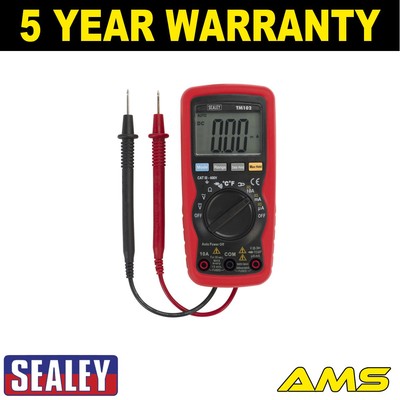 Sealey 8 Funktionen Profi Auto-Ranging Digital Multimeter TM102