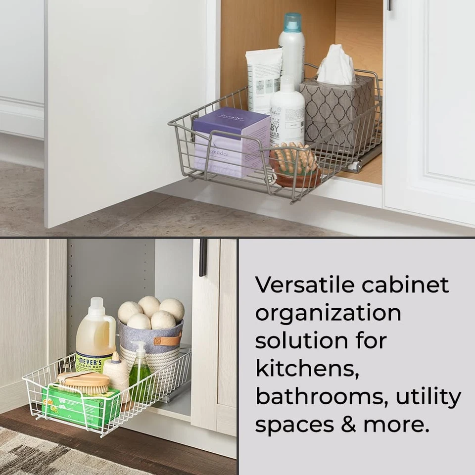 11 in. Pull Out Cabinet Organizer, Heavy Duty, Slide Out Pantry Shelves Drawe... - Image 4 of 4