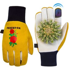 Cactus Gloves Soft Deerskin Women Gardening Glove Thorn Proof For Cacti Handling