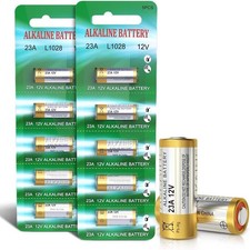 23A 12V Alkaline Batteries A23S MN21/23 L1028 A23 12V Battery Pack of 10