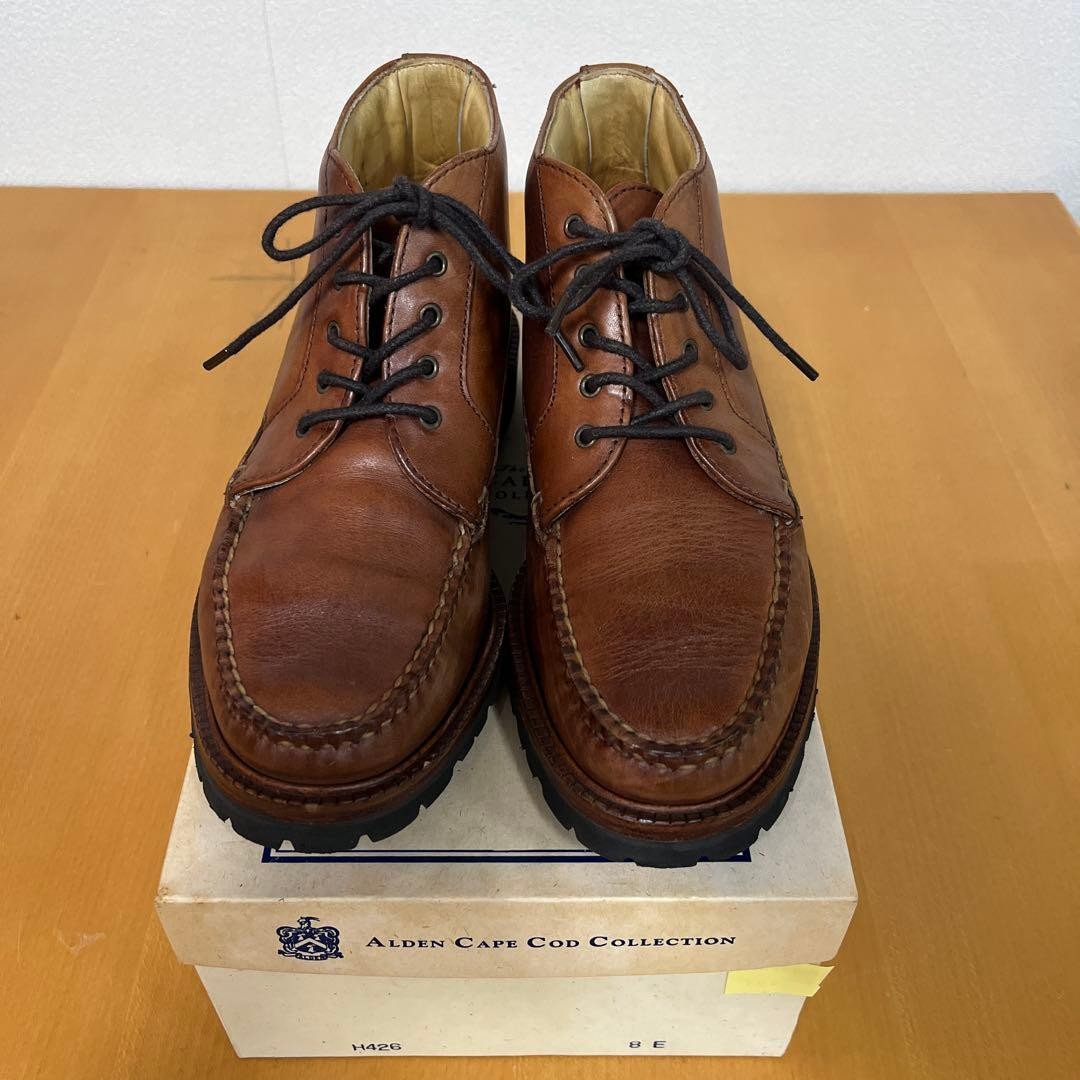 Alden H426 Dark Brown Aniline Mocc Toe Boot