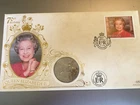 GB STAMPS BENHAM COIN FIRST DAY COVER 1977 SILVER JUBILEE CROWN ROYAL YACHT
